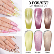 cat magnetic glitter gel nail polish, view 4 - MRSLM
