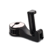 rotatable car headrest hook with phone holder, view 5 - MRSLM