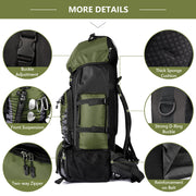 90l tactical camping backpack, view 9 - MRSLM