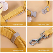 cute bee adjustable cat harness and leash, view 9 - MRSLM