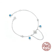 silver geometric pendant bracelet, view 4 - MRSLM