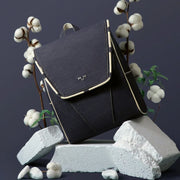 denim waterproof backpack, view 7 - MRSLM