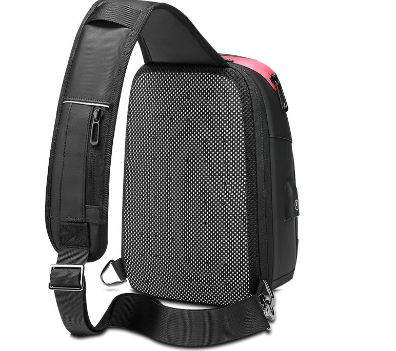 men's outdoor chest shoulder bag, view 4 - MRSLM