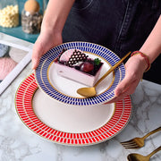 6-piece nordic ceramic plates set, view 10 - MRSLM