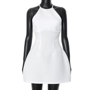 summer backless sling dress, view 7 - MRSLM