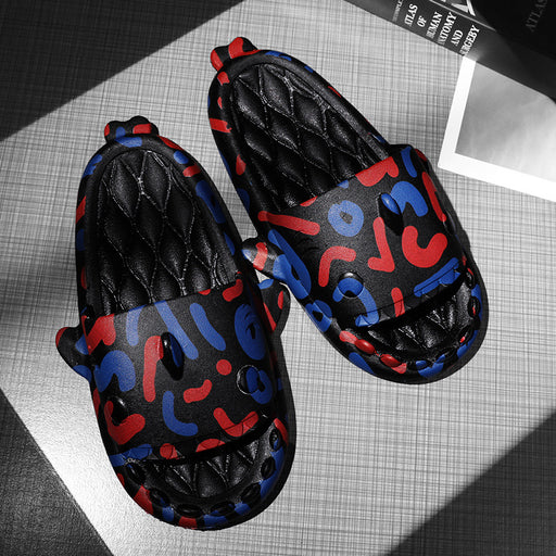 cute shark couple casual slippers - MRSLM