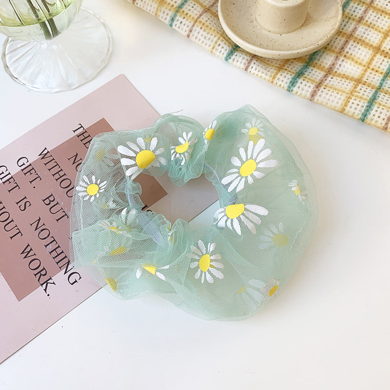 embroidery daisy elastic hair bands, view 14 - MRSLM