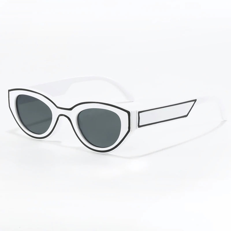 gradient cat eye sunglasses, view 12 - MRSLM