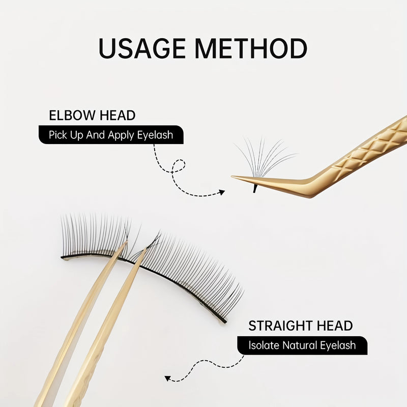 eyelash extension tweezers, view 12 - MRSLM