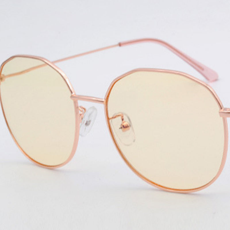 fashionable plastic frame glasses - MRSLM