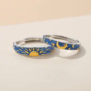 925 sterling silver couple ring, view 5 - MRSLM