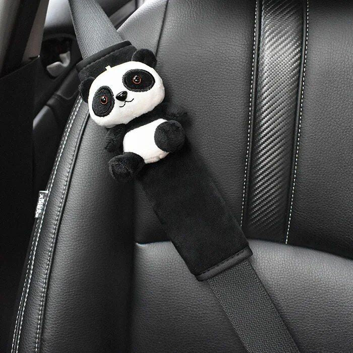 panda seatbelt cushion, view 3 - MRSLM