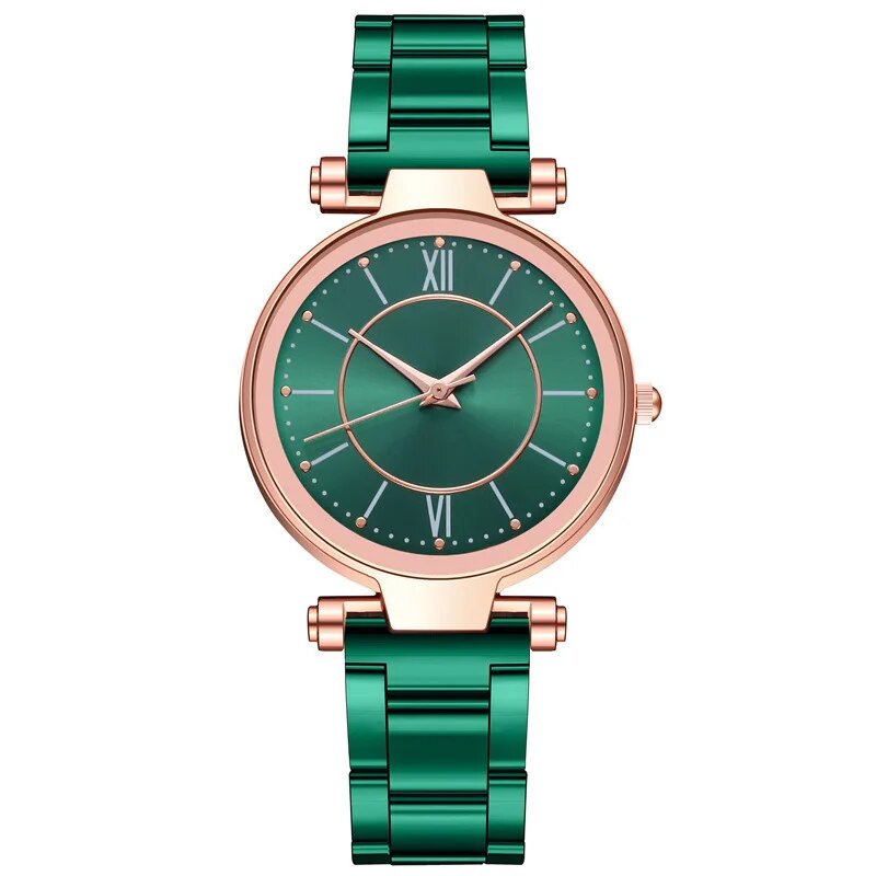 rose gold women's quartz watch, view 10 - MRSLM
