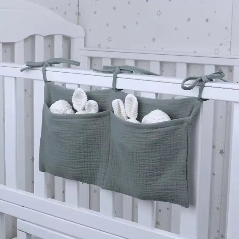 cotton baby crib organizer - MRSLM