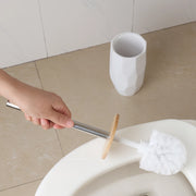 resin toilet brush with non-slip handle, view 6 - MRSLM