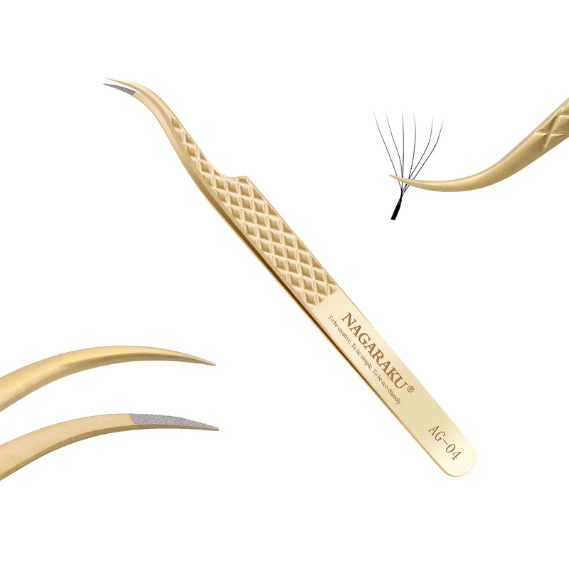 eyelash extension tweezers, view 3 - MRSLM