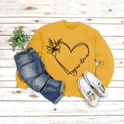 grandma printed loose long sleeve sweatshirt, view 9 - MRSLM