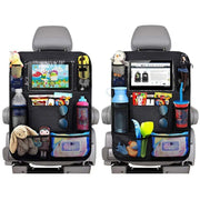 car backseat protector with tablet holder, view 5 - MRSLM