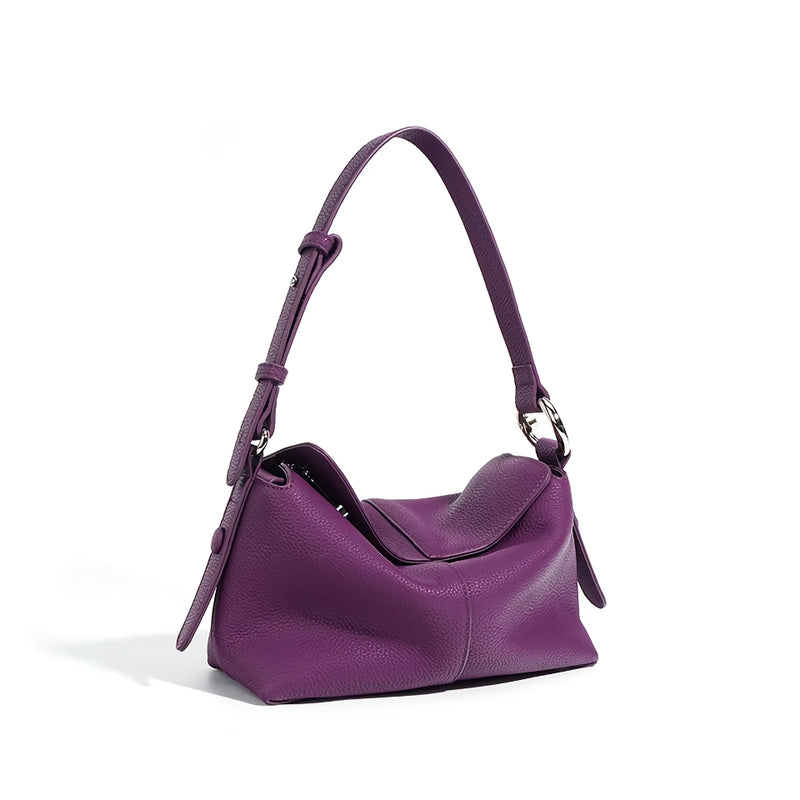 women's genuine leather crossbody shoulder bag, view 4 - MRSLM