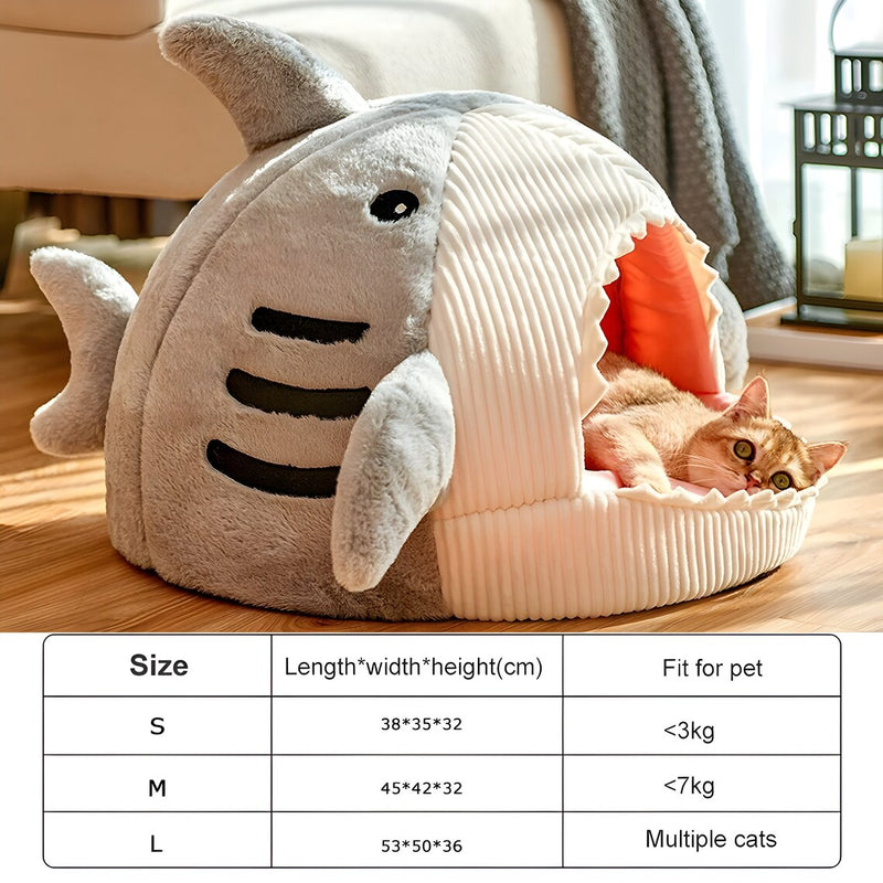 enclosed cat bed, view 7 - MRSLM