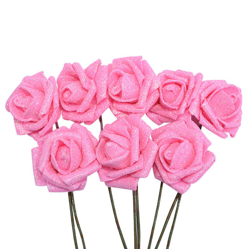 pe gold powder artificial roses, view 9 - MRSLM