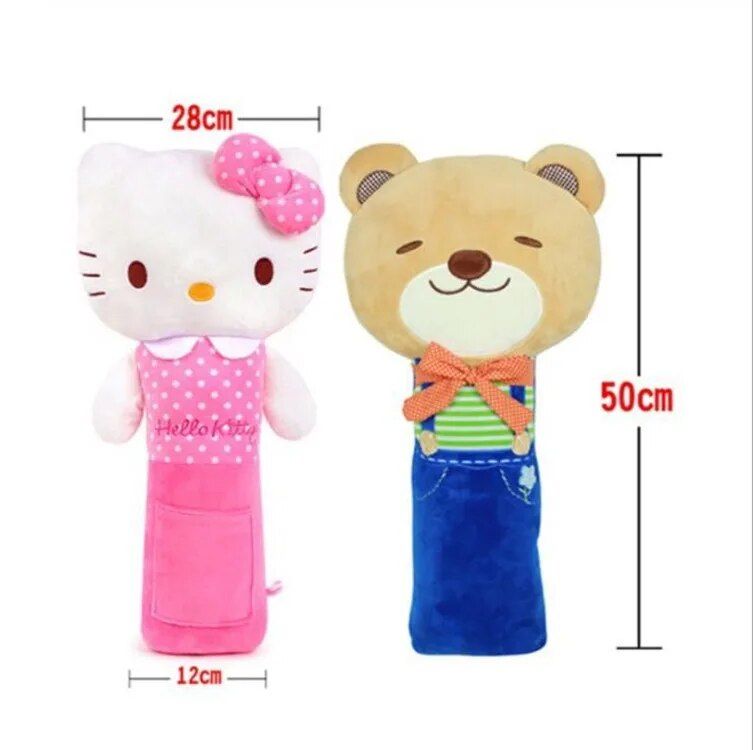 kids car seat belt doll pillow, view 12 - MRSLM