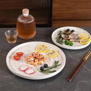 retro ceramic western style plate, view 4 - MRSLM