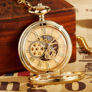 hollow carved mechanical pocket watch, view 5 - MRSLM
