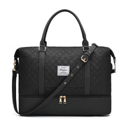 women's large weekender bag with shoe compartment, view 6 - MRSLM