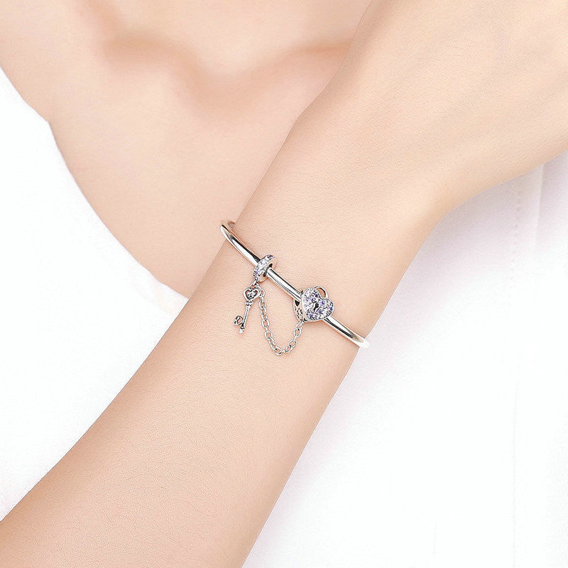 women's sterling silver beaded bracelet - MRSLM
