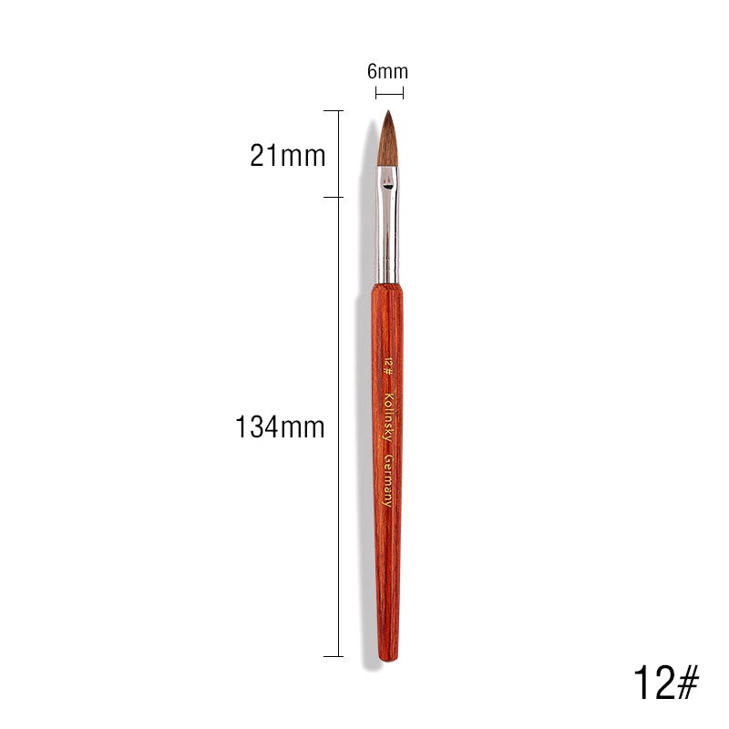 kolinsky acrylic nail brush, view 8 - MRSLM