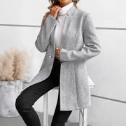 leisure vertical pattern women's zip jacket, view 5 - MRSLM