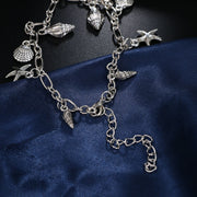 bohemian starfish anklet, view 7 - MRSLM