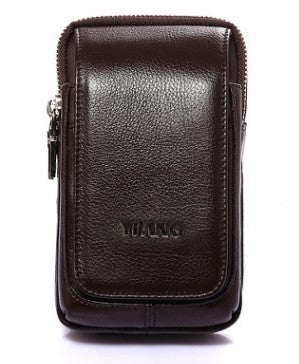 men's leather waist pack, view 6 - MRSLM