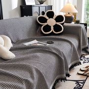 Woven cotton sofa cover blanket, view 9 - MRSLM
