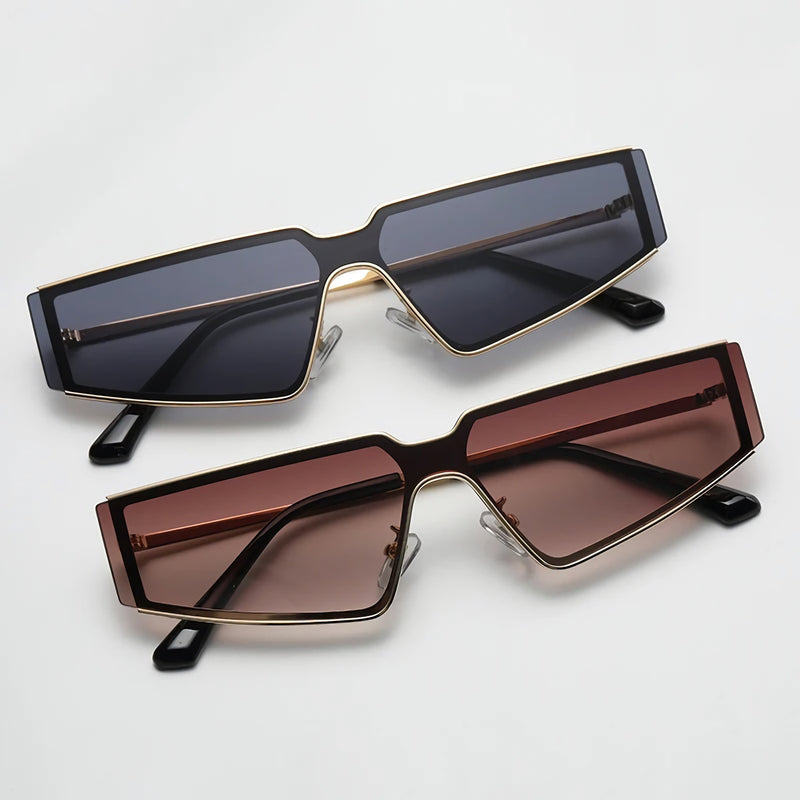 Flat top rectangle sunglasses, view 6 - MRSLM