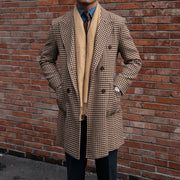 thick houndstooth vintage coat, view 4 - MRSLM