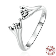 sterling silver gemstone ring and bracelet, view 2 - MRSLM