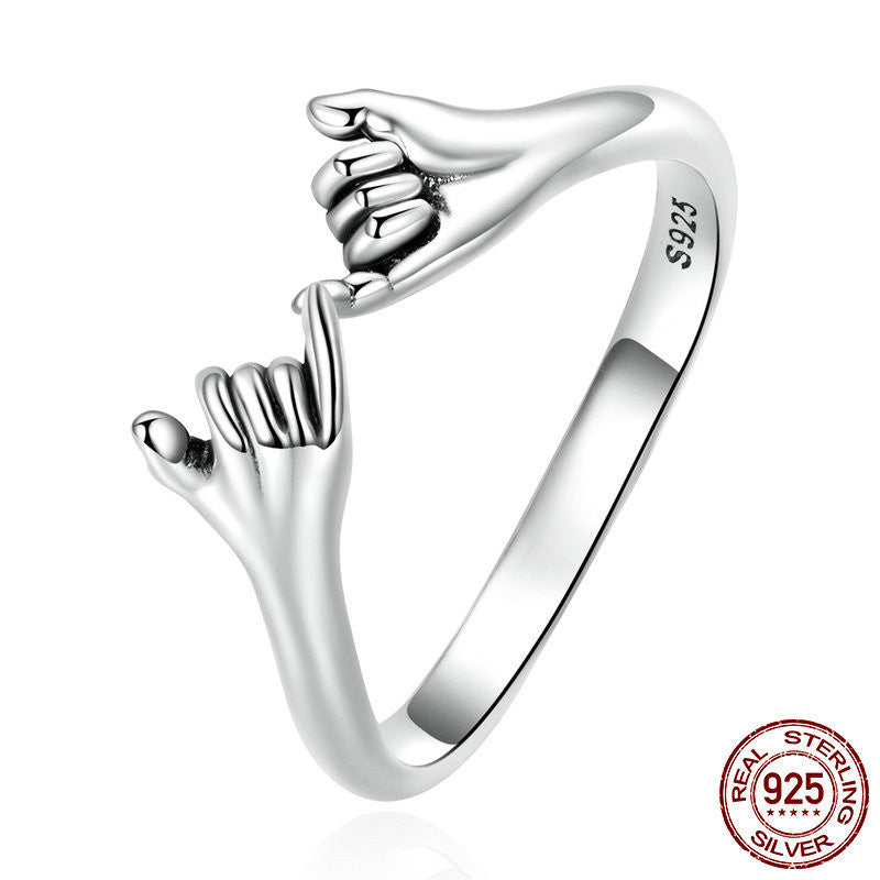 sterling silver gemstone ring and bracelet, view 2 - MRSLM