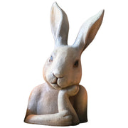 rabbit bust sculpture, view 5 - MRSLM