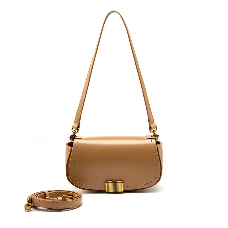 Retro genuine leather crossbody shoulder bag, view 3 - MRSLM