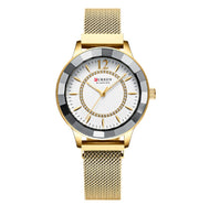 ladies magnet buckle mesh watch - MRSLM