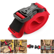 nylon cargo tie down strap with cam buckle, view 8 - MRSLM