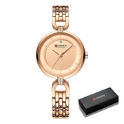 women's rhinestone stainless steel bracelet watch, view 3 - MRSLM