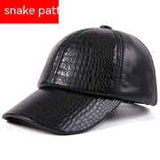 leather dome cap, embossed pattern, view 7 - MRSLM