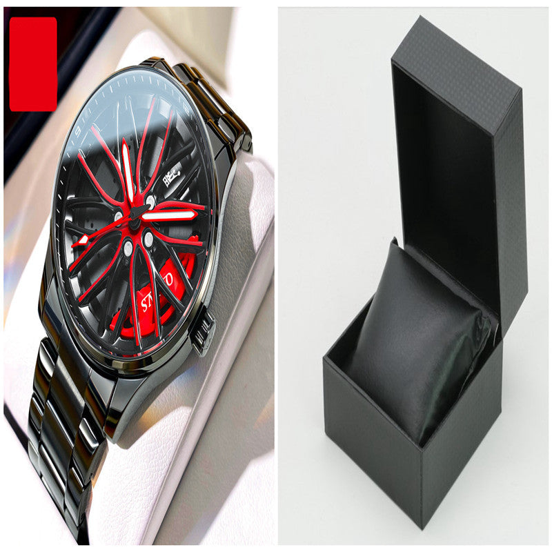 Men's hollowed-out quartz watch, view 9 - MRSLM