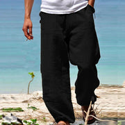 men's summer drawstring beach pants, view 7 - MRSLM