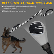 no-pull reflective bungee dog leash, view 5 - MRSLM
