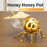 bee shaped honey jar, view 3 - MRSLM