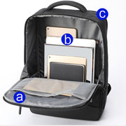 nylon computer backpack, view 3 - MRSLM